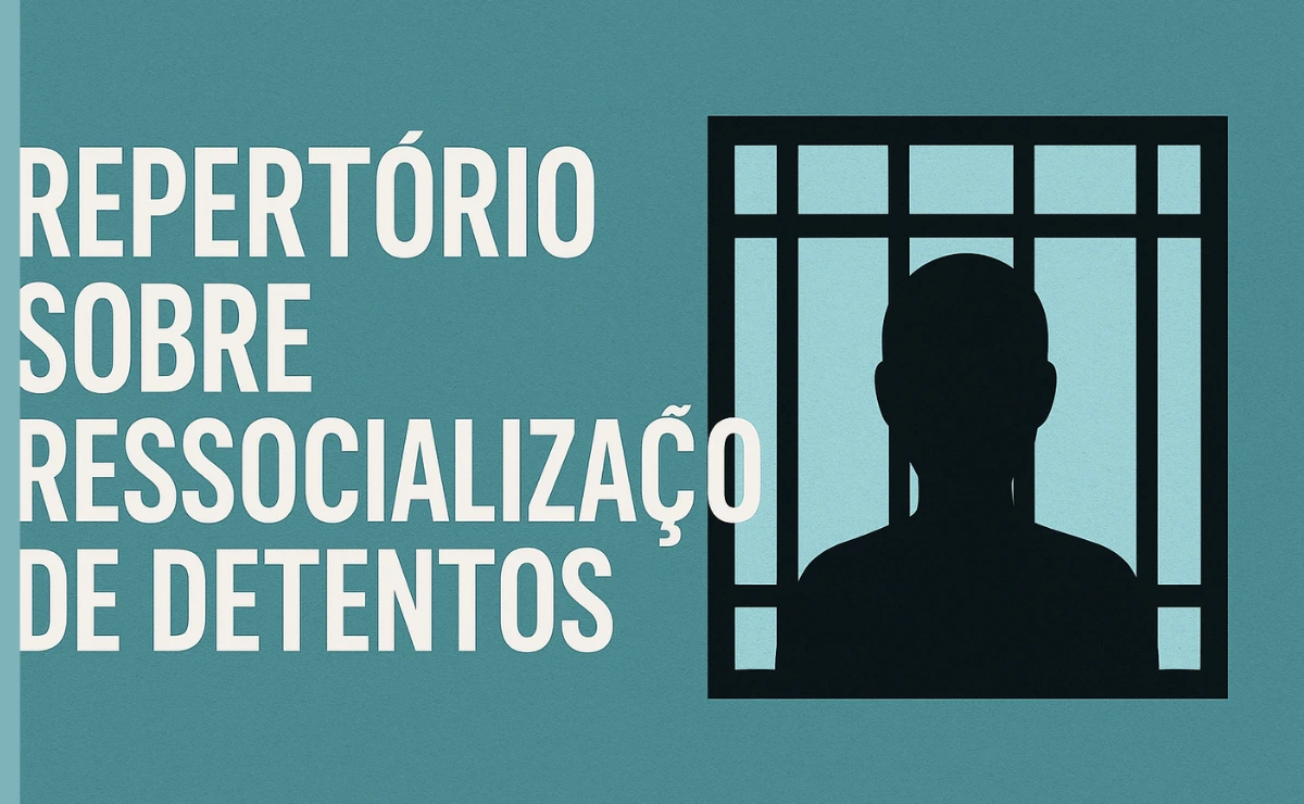 Ilustração simbólica sobre repertório de ressocialização de detentos no Brasil, mostrando educação, trabalho e reintegração social como caminhos para reconstrução e cidadania, tema relevante para redações do ENEM.